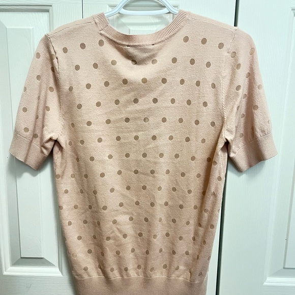 Baby pink Karl Lagerfield short sleeved sweater - Picture 3 of 6